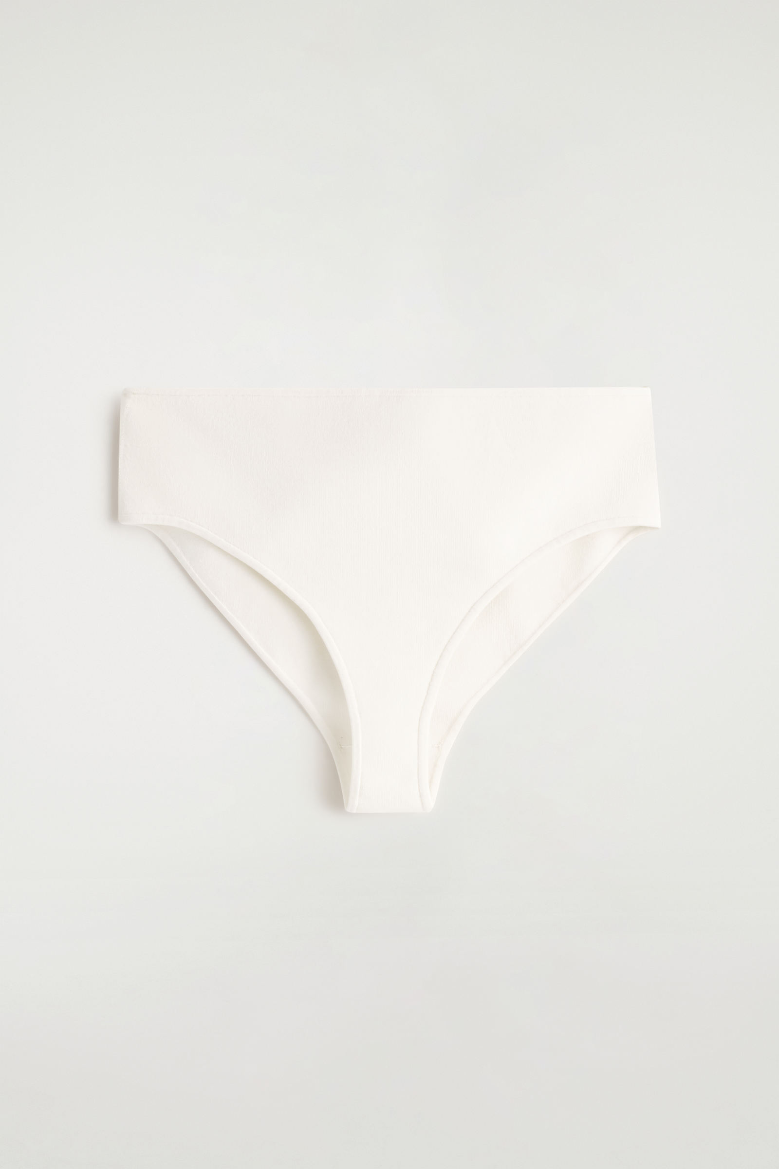 リブ編みシルク マイクロショーツ